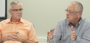 Armstrong School District Representative Tim Scaife and Freeport Area School District Representative Dan Lucovich asked if there was a way to calculate academic class costs versus technical class costs.