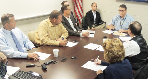 Deputy Warden Doug McCully reported to the Armstrong County Prison Board - including Commissioners Pat Fabian, Jason Renshaw and George Skamai, District Attorney Scott Andreassi and Controller Myra Miller - yesterday morning.