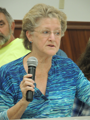 Jane Travis said taxpayers should have the final say in what happens at the facility