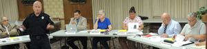 One of Novak Consulting Group's recommendations was to enhance collection data for the Ford City Police Department - which Officer-in-Charge Michael Greenlee discusses here with the public and Borough Council members.
