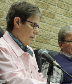 Kittanning Borough Councilwoman Betsy Wilt attended last week's public meeting and explained why she is opposed to the construction.