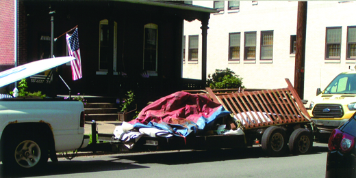 Kittanning Councilman Dr. Gerald Shuster said he had more telephone calls over a trash trailer parked on North McKean Street than any other issue he has encountered in the borough. He petitioned Council for stricter enforcement throughout the borough.