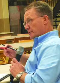 Miller from Snyder Associated Companies discussed dredging operations and participated personally in the discussion.