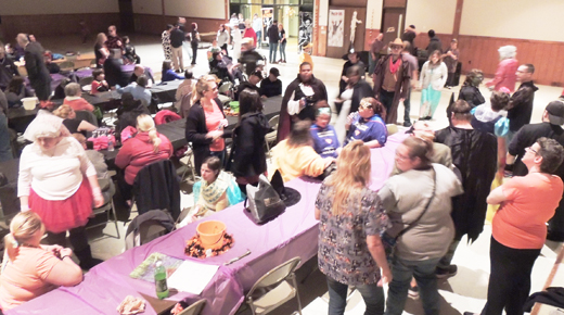 St. Mary’s Parish Hall in Kittanning was filled with costumed individuals on Friday night for ARC of Armstrong’s annual Halloween dance.