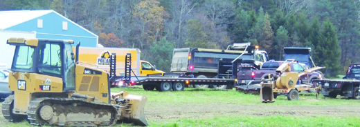 Waterline installation for the Spaces Corner Area Waterline Extension Project in Rayburn Township began early last week, and will continue until February 2017.