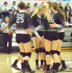 The West Shamokin Wolves varsity girls volleyball team is moving on to the Semi-Finals of the Division 6 Class AA playoffs after defeating Westmont Hilltop in three straight sets.