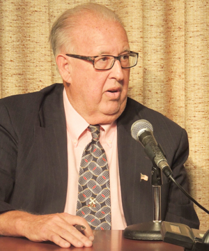 Among other things Tuesday evening, former County Commissioner Jack Dunmire disagreed with the option to sell the Armstrong County Health Center in Kittanning.