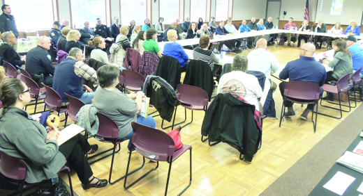 The conference room of the Belmont Complex in West Kittanning Borough was filled with community stakeholders worried about the ongoing drug problem in Armstrong County yesterday morning. The group got together for the first local Drug Free Communities Coalition meeting.