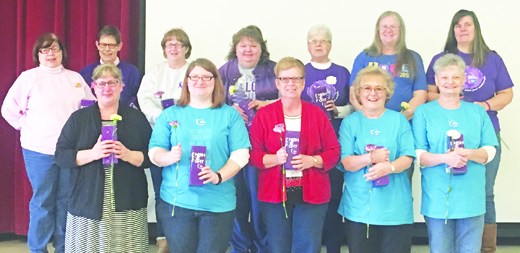 A dozen women were recognized and congratulated at the February 4 Relay for Life Kick-off Brunch for winning the battle against cancer. (submitted photo)