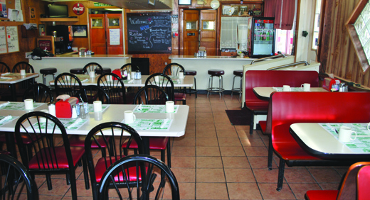 The new owner of Myrt’s Cafe said she plans on keeping the diner atmosphere that includes tables, booths, and bar seating.