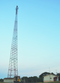 The possible telecommunications towers would be close to other North Buffalo Township towers - including the WTYM Radio AM 1380 tower on Bunker Hill Road (KP File Photo).